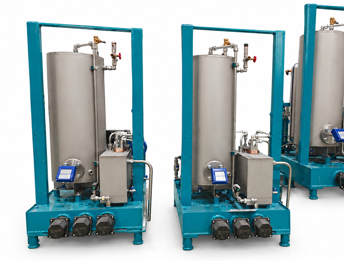 Tres unidades industriales de deshidratación dehytek 2